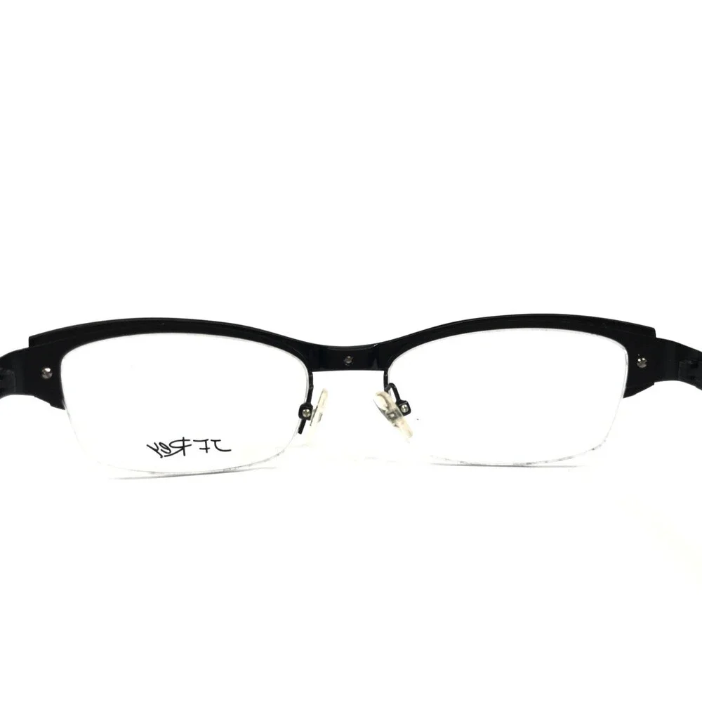 J.F. Rey Eyeglasses Frames JF2551 ST 0000 Black Asymetric Crystals 52-18-134
